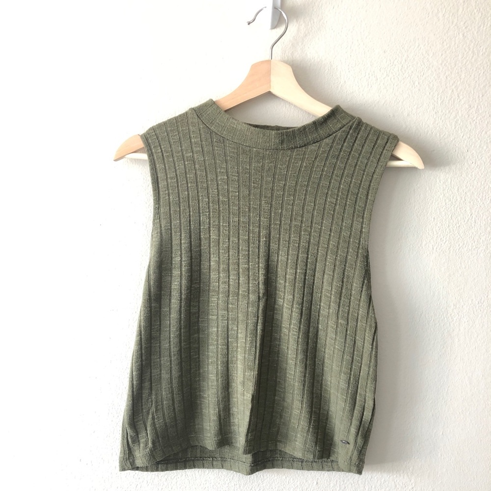 American Eagle Olive Green Tank Top